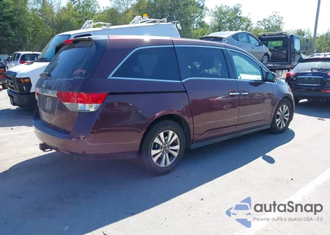 2015 Honda Odyssey Ex-L из США, поврежденный, VIN 5FNRL5H66FB010496